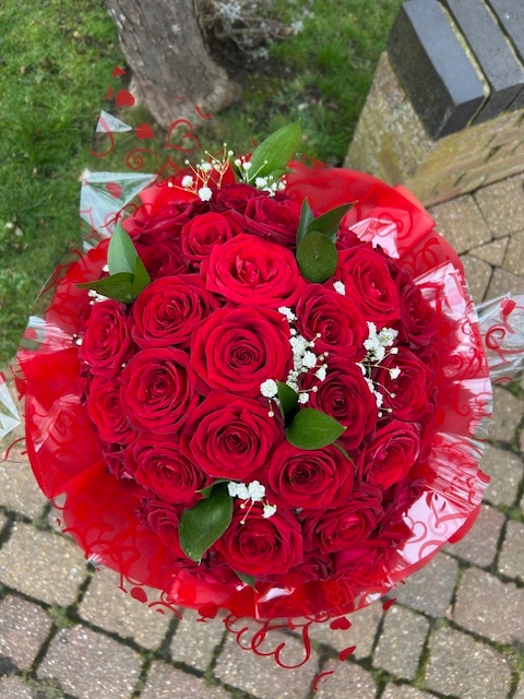 50 Red Rose Bouquet