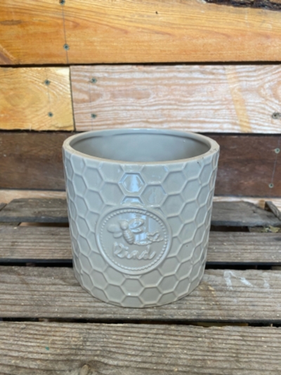 Beige BeeKind Pot