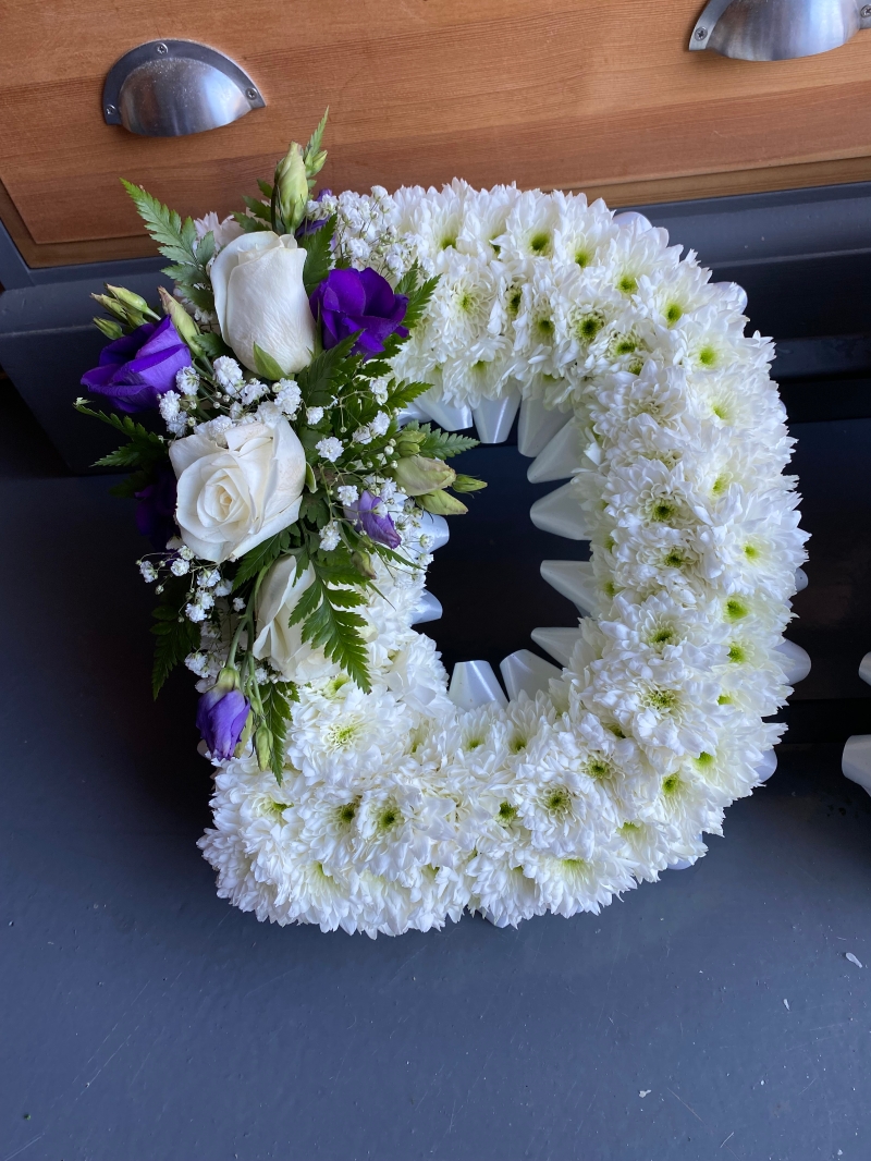 Letter funeral flowers for dad