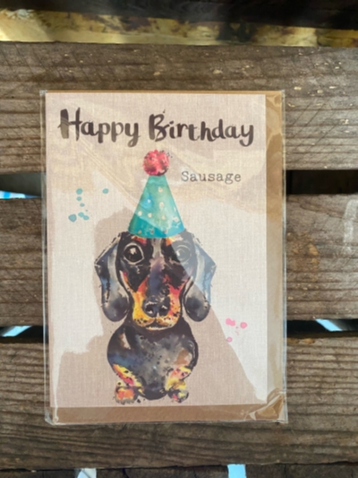 Happy Birthday Sausage Card