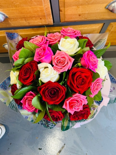 A Beautiful Bouquet of Roses