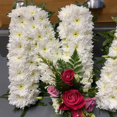 Nan funeral flower letters