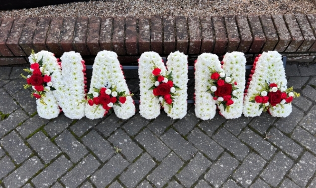 Nanna Funeral Lettering